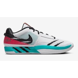 Nike JA 1 Reverse Scratch - White / Black / Turbo Green / Red - Men Size US 12